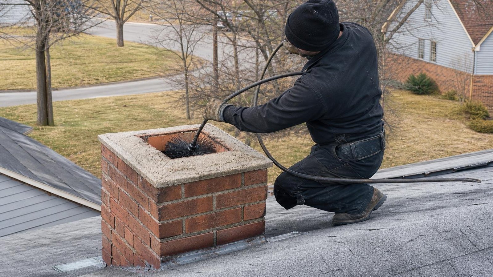 Practical chimney sweep & inspection in Addison